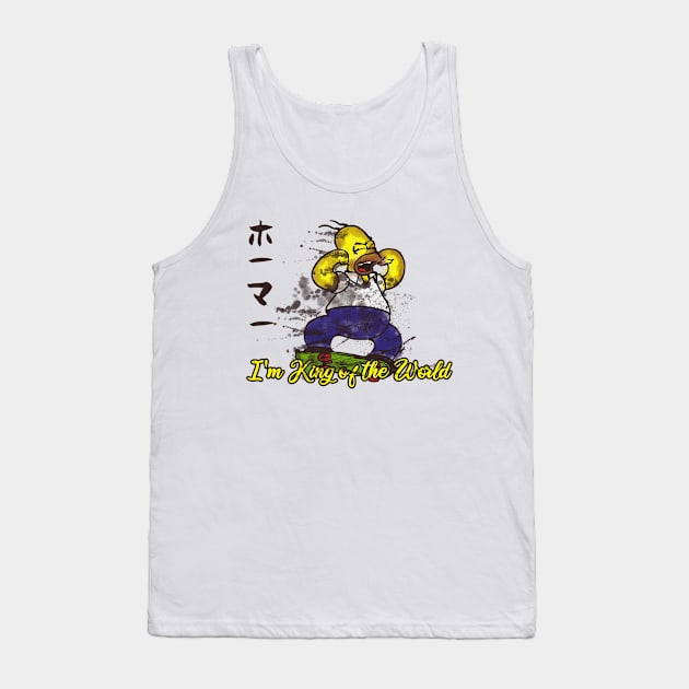 I'm King of The World Tank Top by rodmarck